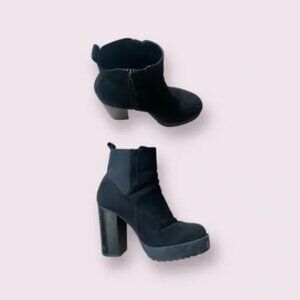 Forever 21 Black Heeled Boots